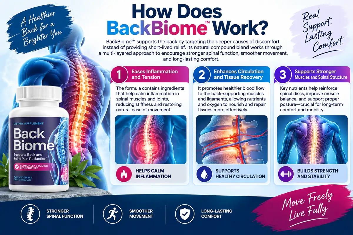 Illustration describing how BackBiome works